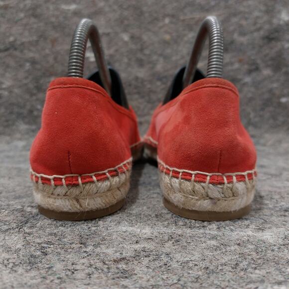 Frye Lee A Line Suede Espadrille Women's Size 9 Red Slip-On Flats Casual Summer - Picture 4 of 7